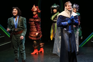 Individuals performing musical cinderella